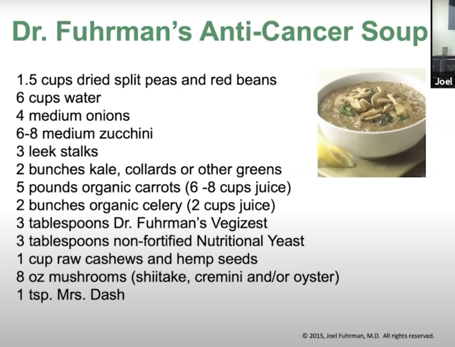 Dr Fuhrman S Anti Cancer Soup Wfpb